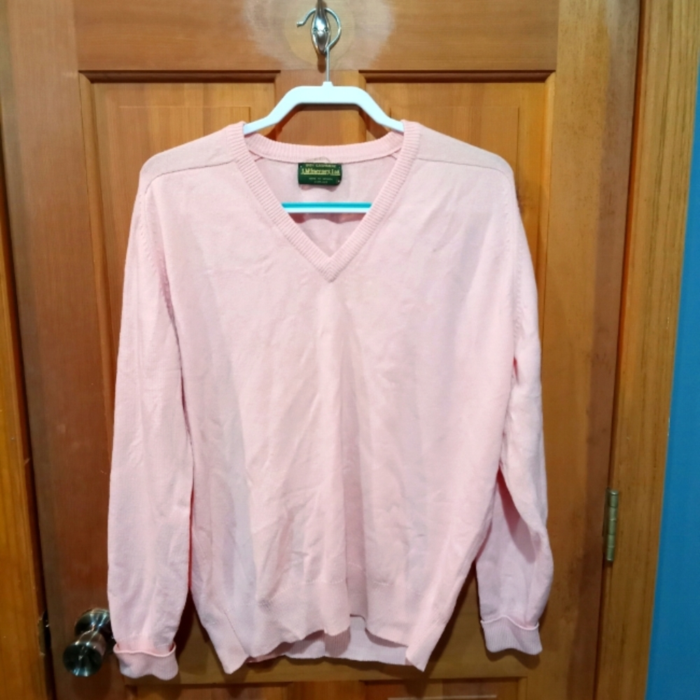 J. McInerney 100% cashmere pink sweater size 42 M